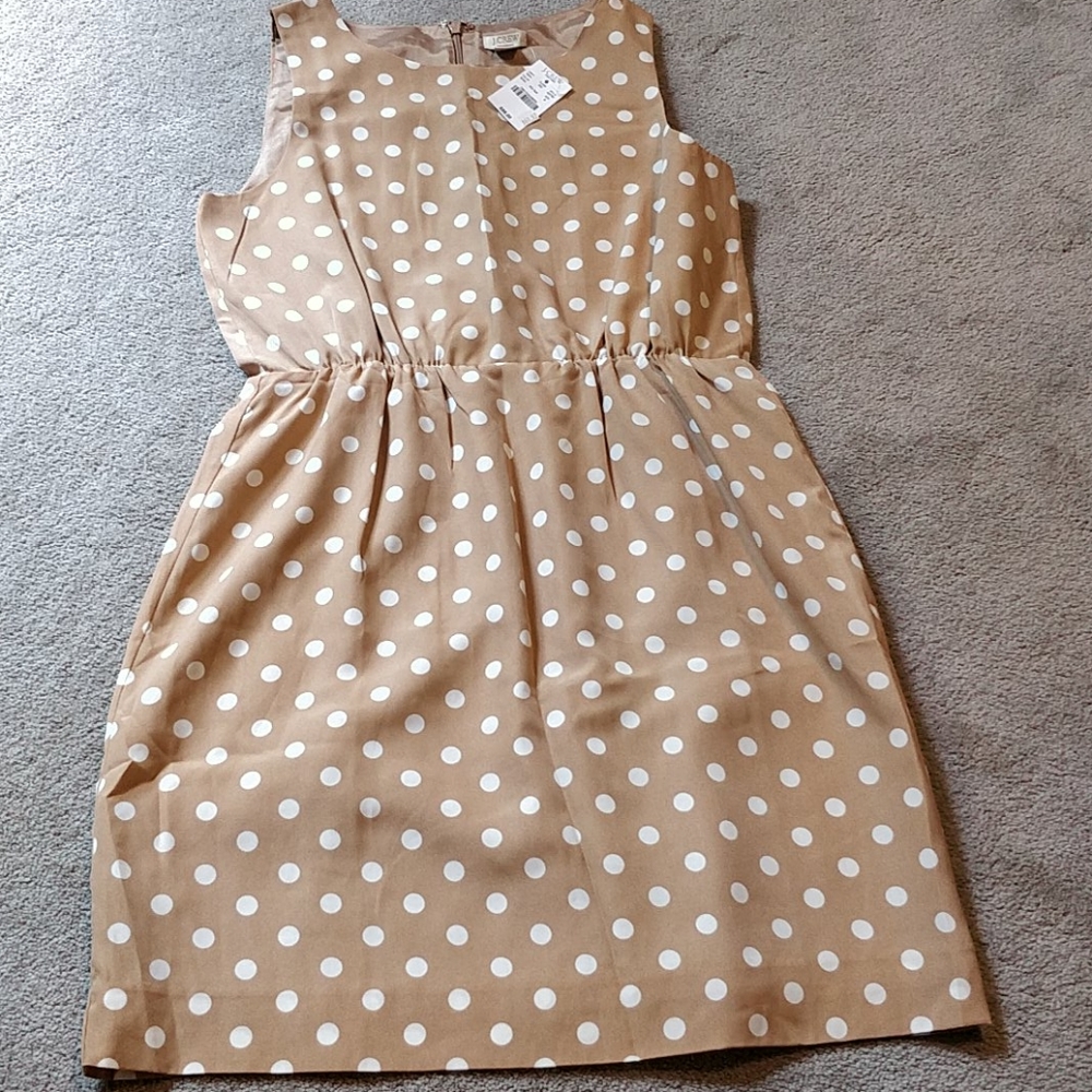 J. Crew polka dot dress